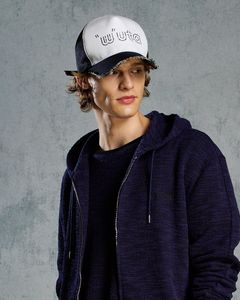 ☆先行予約☆ muta × wjk  / "w"uta カットオフ メッシュキャップ / "w"uta cut-off mesh cap / BLACK x WHITE 【809 mw05i】