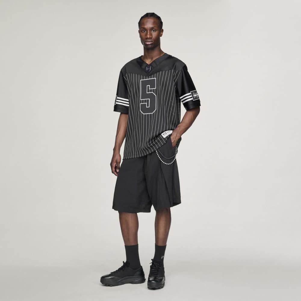 エリート 5 A フットボール ショート スリーブ ティー / Y-3 ELITE 5 A FOOTBALL SHORT SLEEVE TEE / BLACK [KS7642-APPS26]
