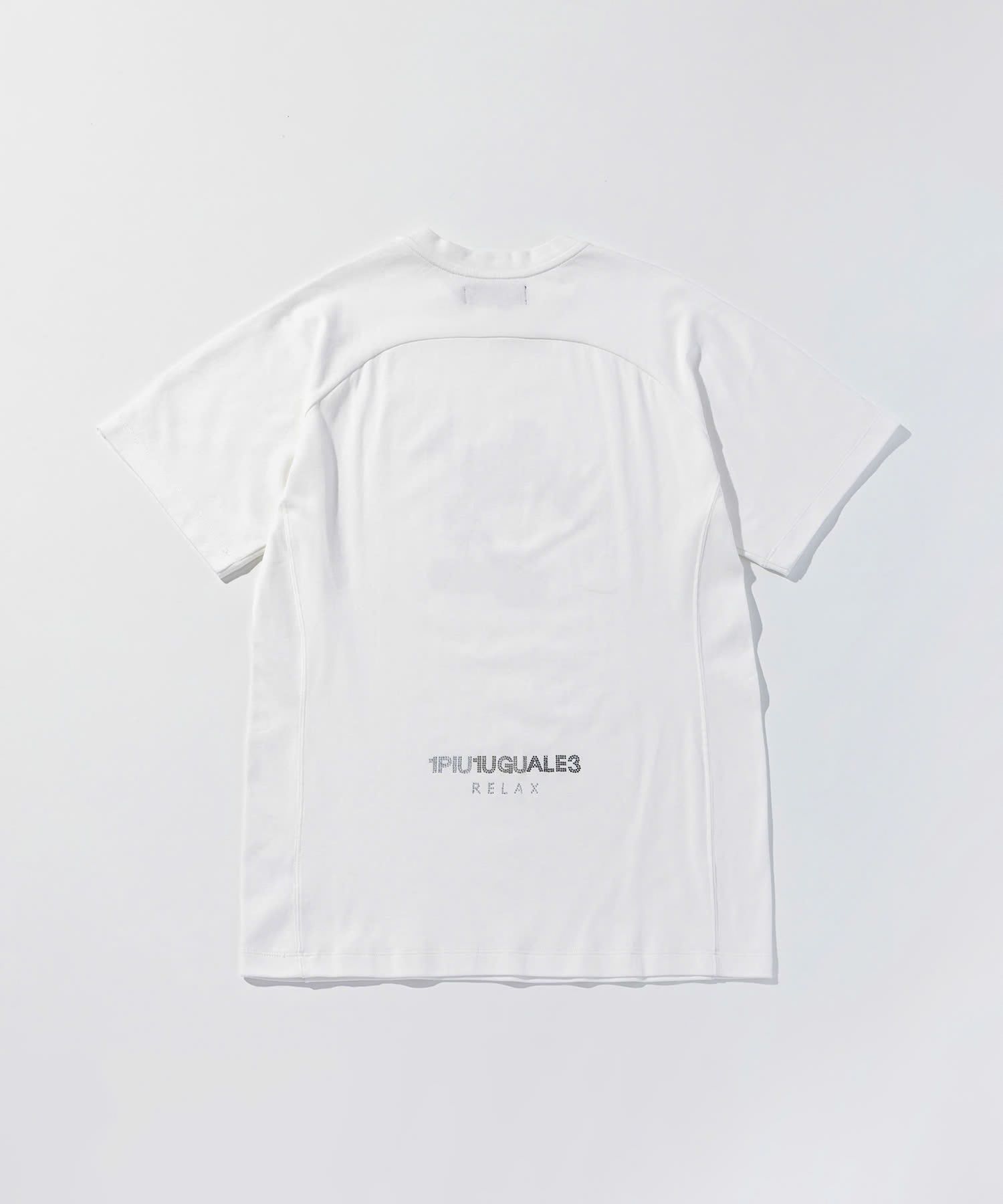 【ミッキーマウス】ラインストーンシルエット半袖Tシャツ / ホワイト 【UST-26093】