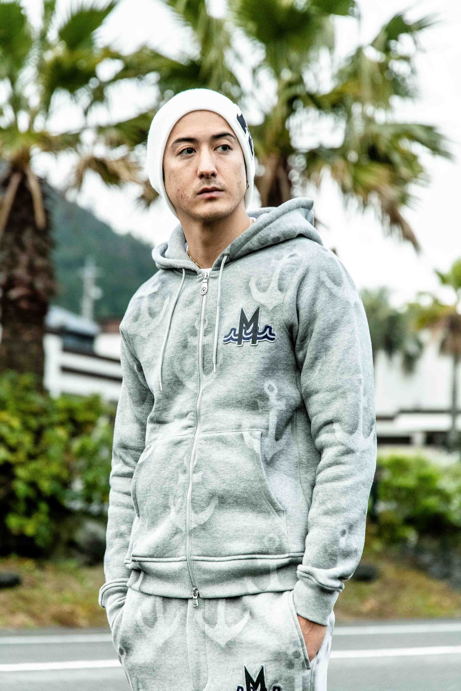 ACANTHUS - ACANTHUS x muta MARINE / muta Freedom Sleeve Zip-up