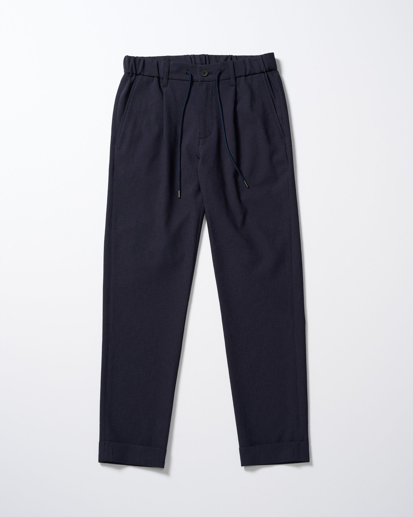 ☆先行予約☆ タックスリムスラックス /  tuck slim slacks / NAVY [5219 pe51i]