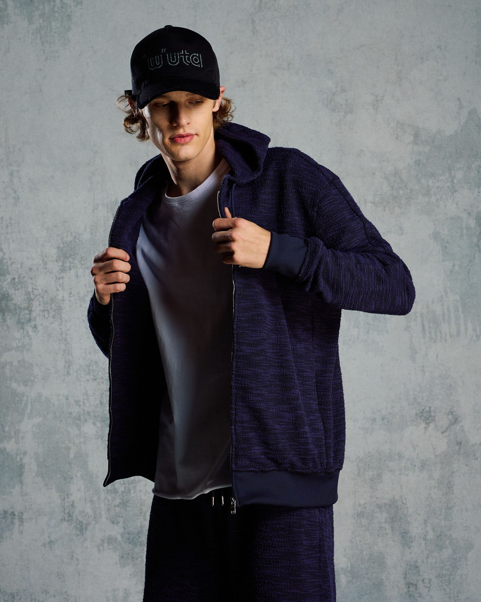 ☆先行予約☆ muta × wjk  / "w"uta カットオフ メッシュキャップ / "w"uta cut-off mesh cap / DEEP BLACK 【809 mw05i】