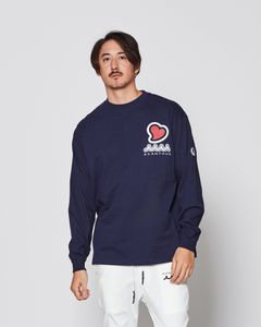☆先行予約販売2025年9月下旬～10月下旬頃入荷予定☆ ACANTHUS × muta MARINE / muta sweet muta L/S Tee / ロンT / NAVY 【MA2547】