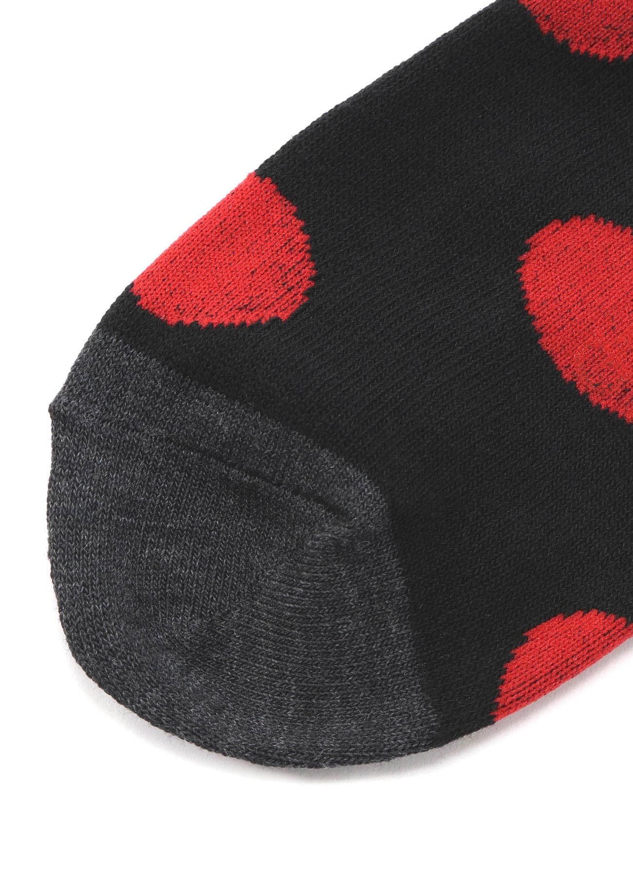 DOT SOCKS / ドットソックス / レッド [GA-M02-092-2]