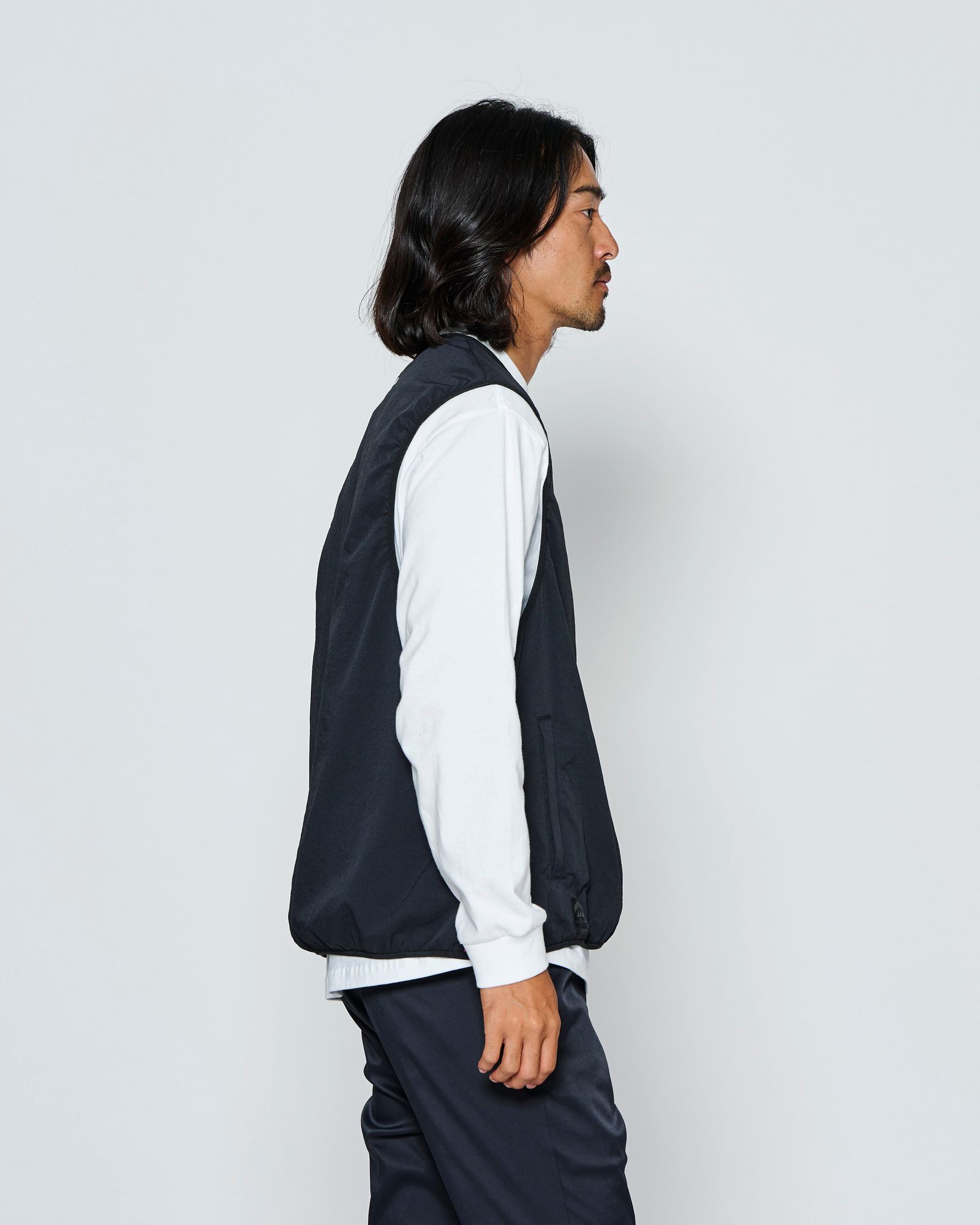 ☆先行予約☆muta MARINE × ACANTHUS  / フィールドベスト /  Field Vest / BLACK【MA2722】