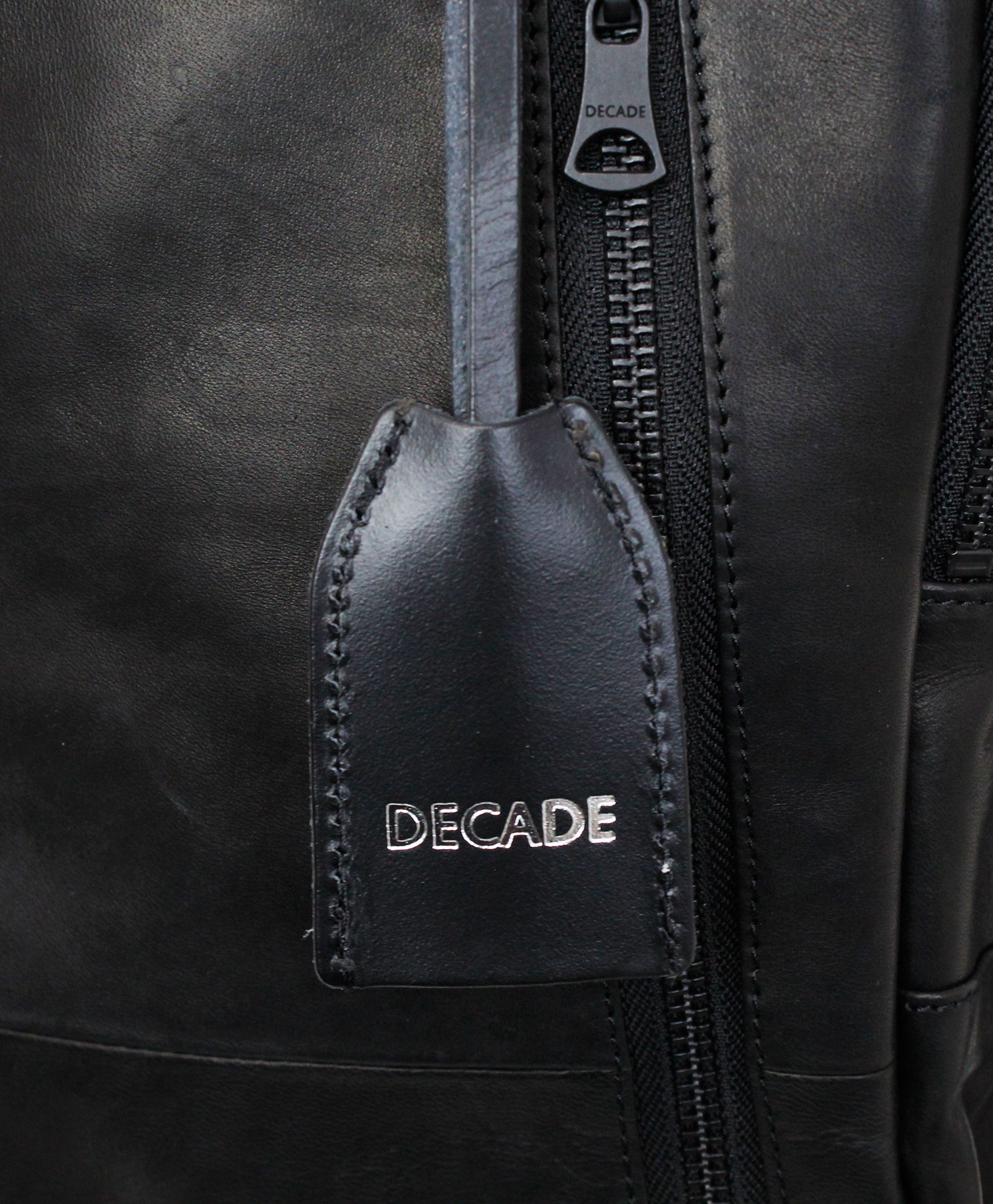 DECADE - Soft Horse Leather / ボディバッグ・ブラックファスナー 
