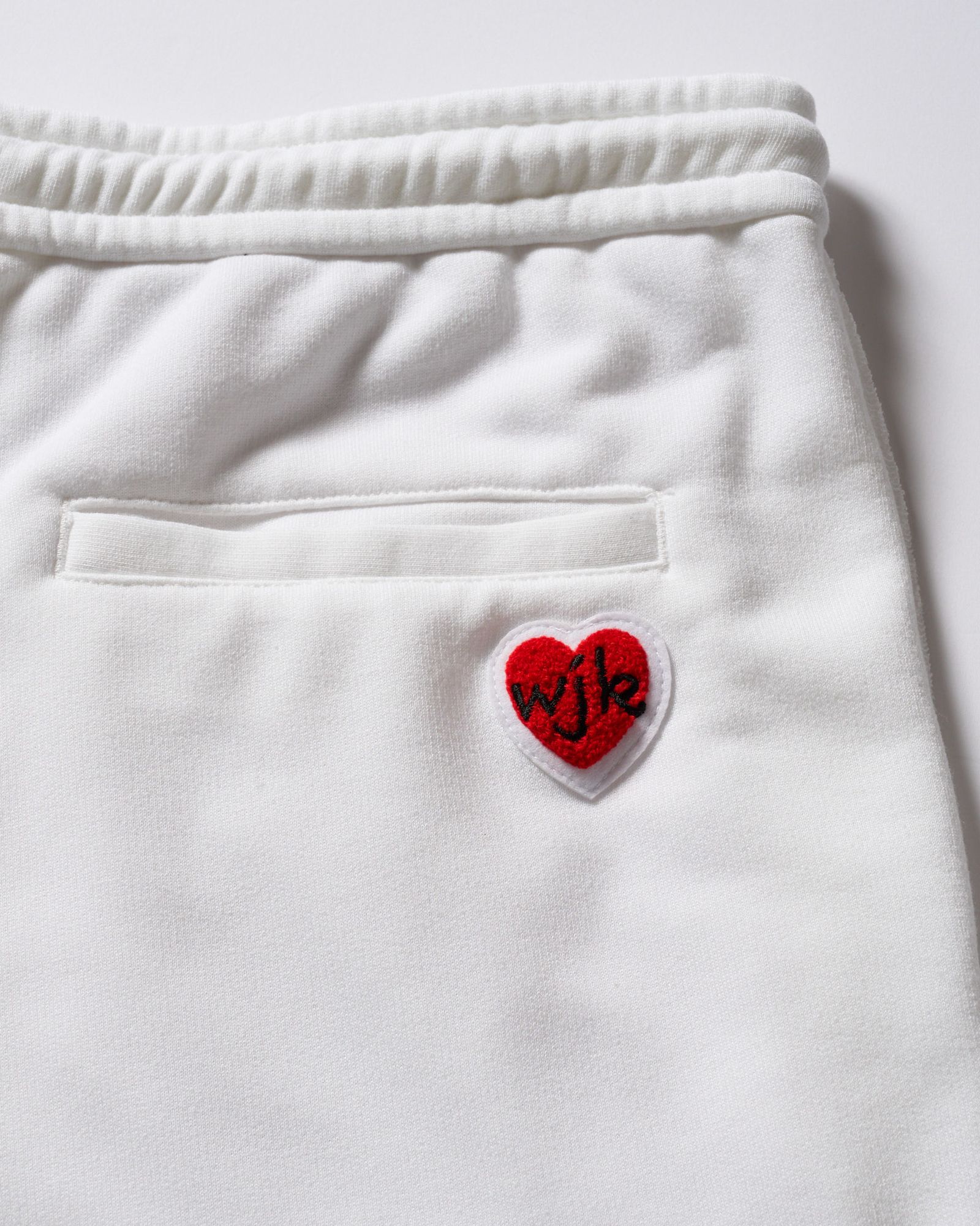 ☆先行予約☆Maison Honoré Paris× wjk  / ハートフィッシュフレンチテリーショーツ / heart fish dry french terry shorts / white 【505 hw03k】