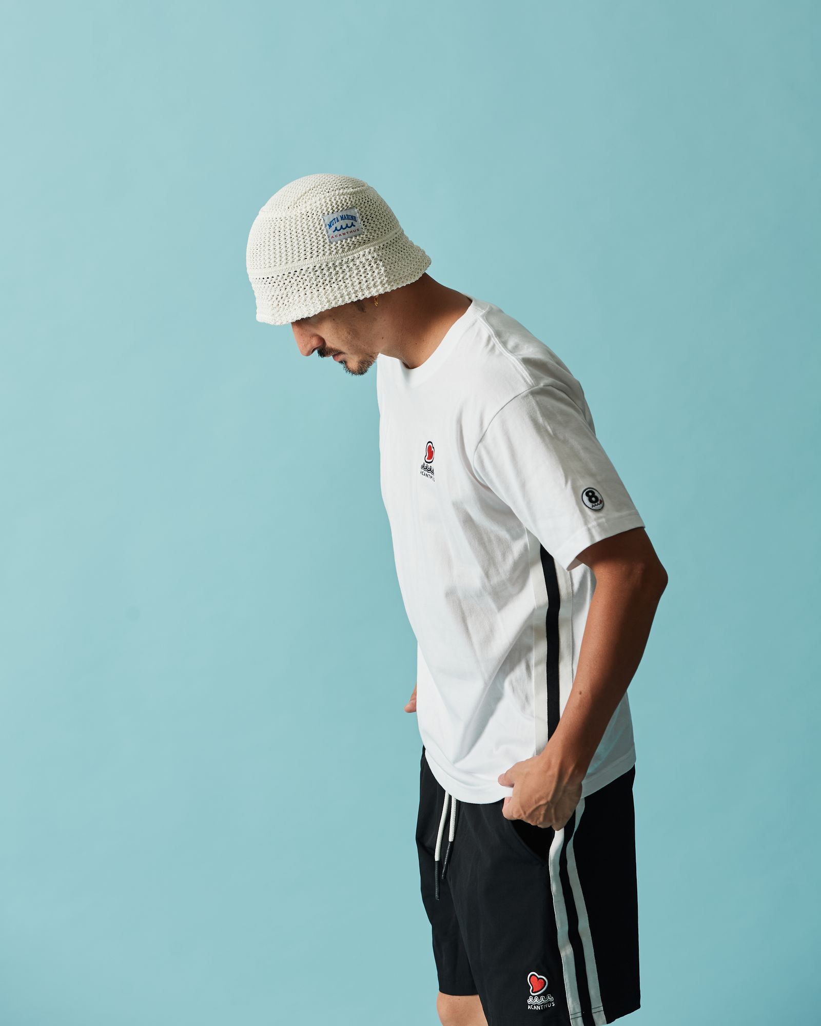 ☆先行予約☆muta MARINE × ACANTHUS  / スウィートTシャツ / sweet tee / WHITE 【MA2628】