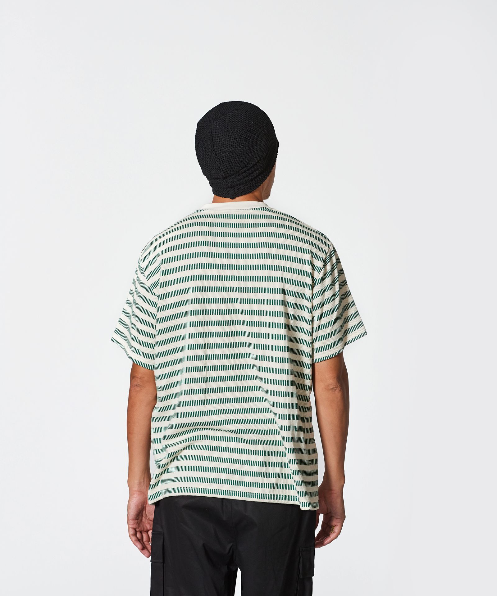 ACANTHUS × muta MARINE / muta Domino Border Tee / ボーダーTシャツ / GREEN 【MA2513】