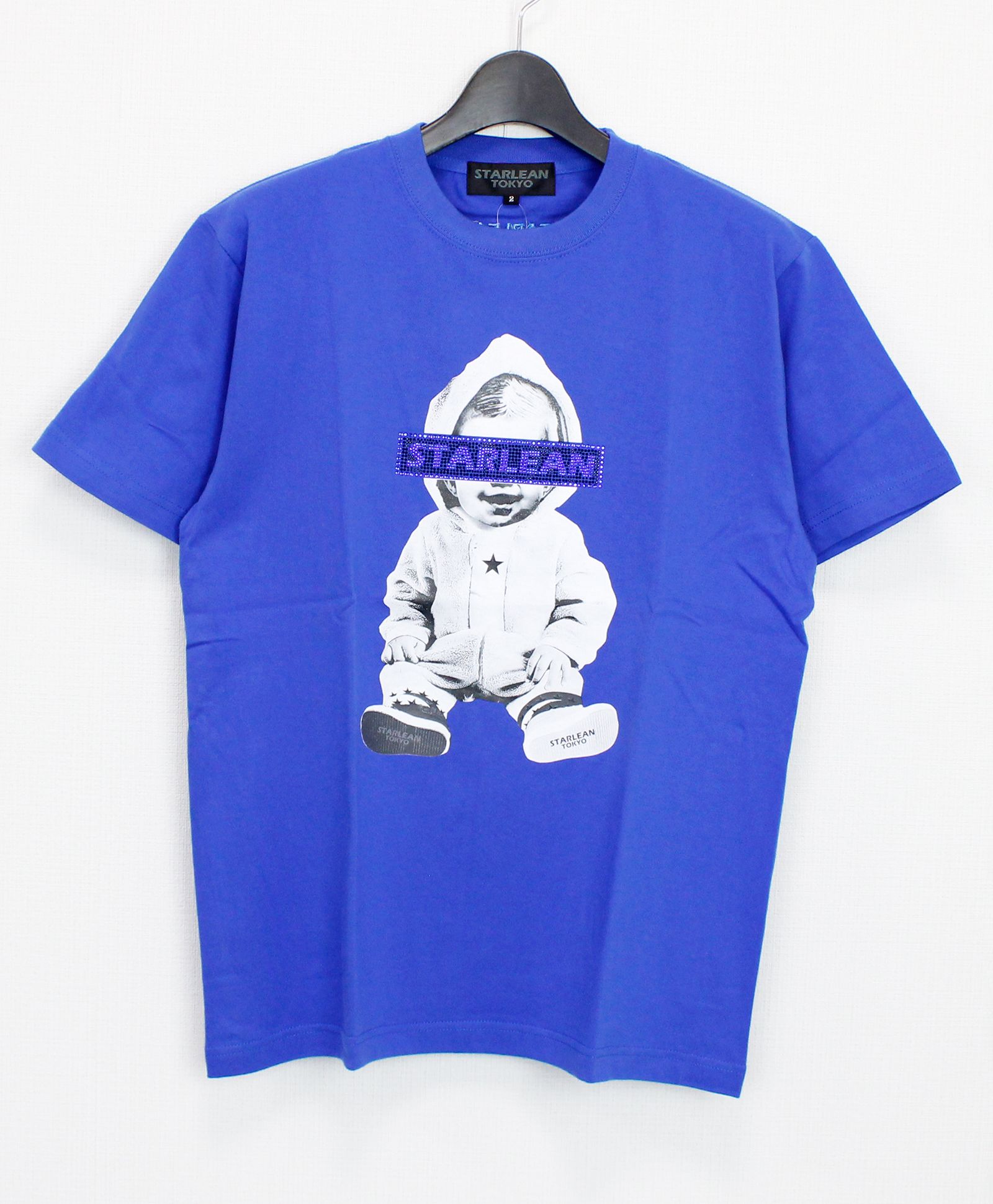 プリントTシャツ STL目元ロゴBaby T-Shirts [SLTN122] BLUE
