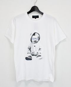 プリントTシャツ HOODIE BABY T-SHIRT [SLTN067] WHITE