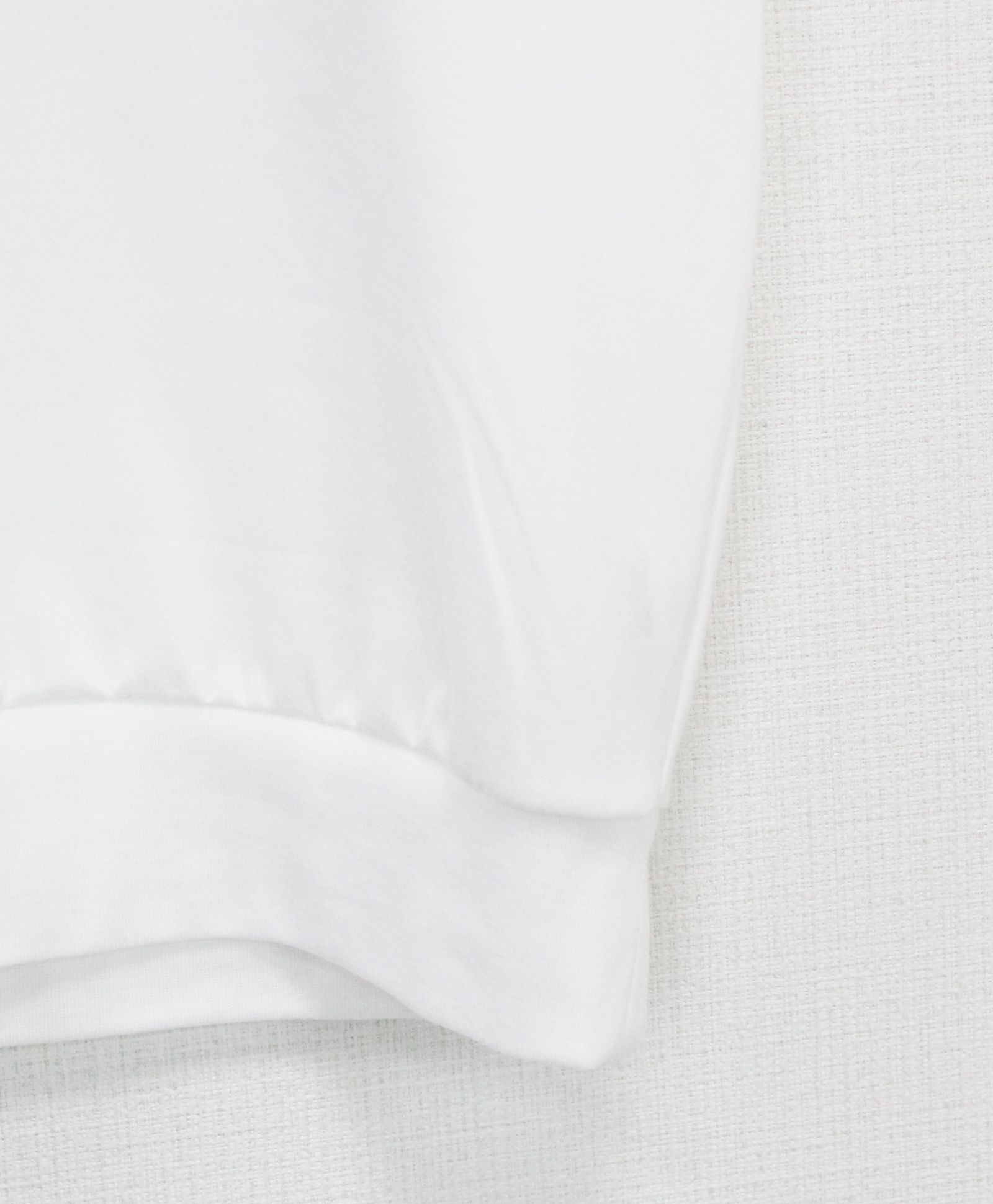 ICE PACK NYLON リバーニット モックネックラグランTee  / ホワイト [76006]