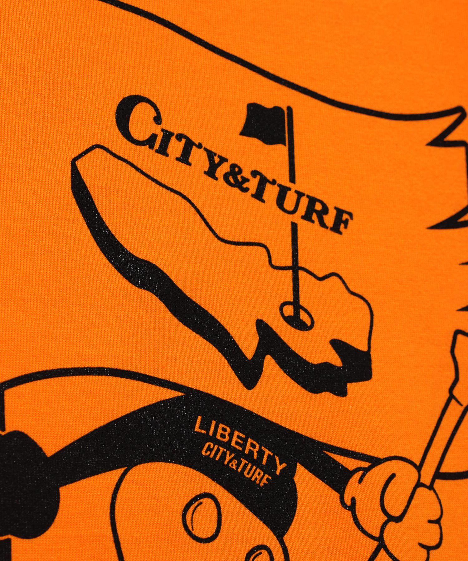 【CITY&TURF】 [MASTERS] Tシャツ / ORANGE [231066MT]