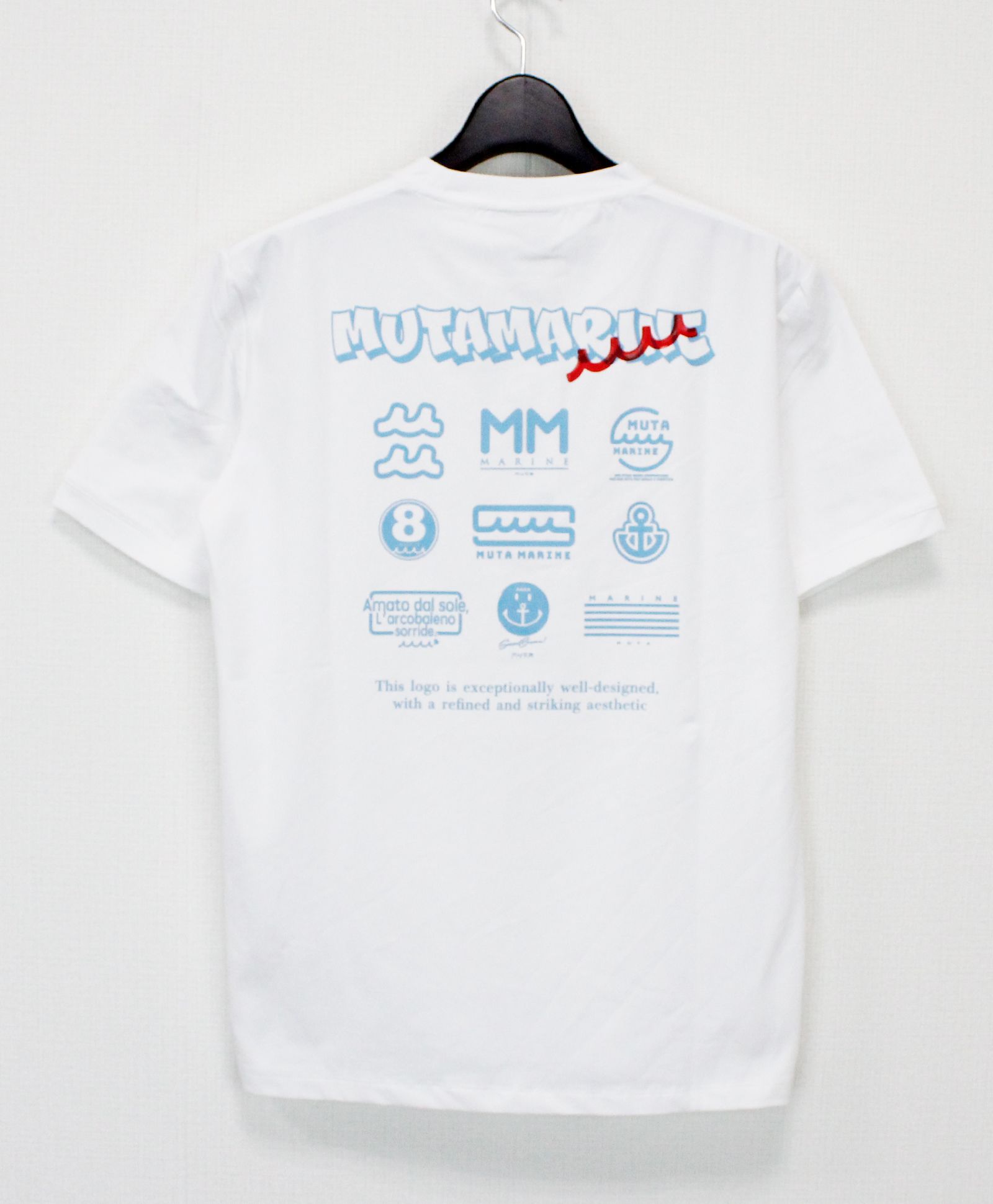 マルチロゴ ストレッチTシャツ / ホワイト [MMKW-434769]