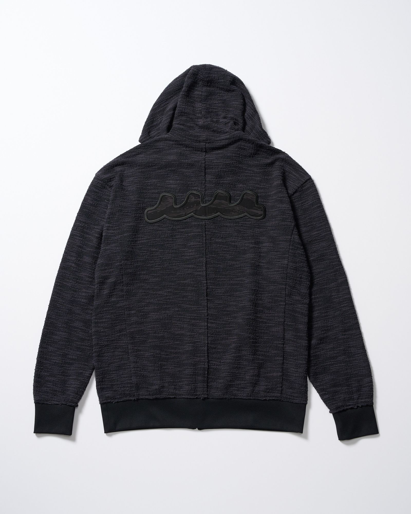 ☆先行予約☆ muta × wjk  / ニットジャガード リラックス パーカー / knit jacquard relax parker / BLACK [204 mw02i]