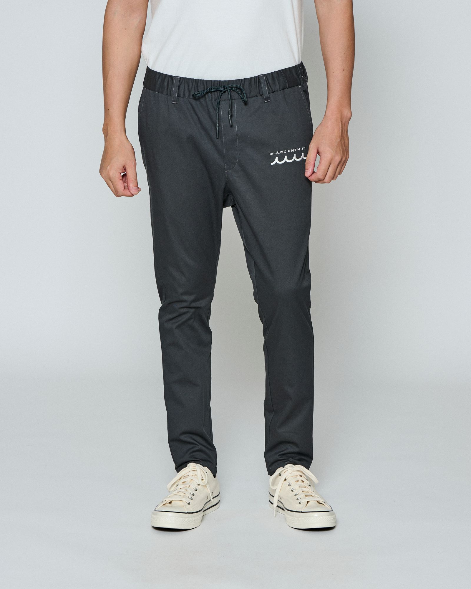 ☆先行予約☆ muta MARINE × ACANTHUS  / イージータイトパンツ /  Easy Tight Pants / CHARCOAL 【MA2654】
