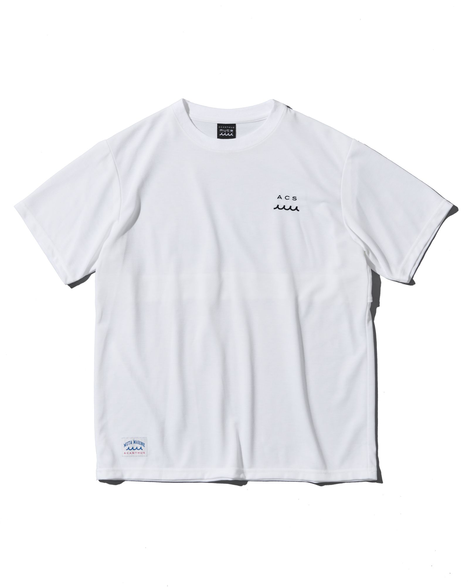 ☆先行予約☆muta MARINE × ACANTHUS  / ベンチレーションTシャツ  /  Ventilation Tee / WHITE【MA2617】