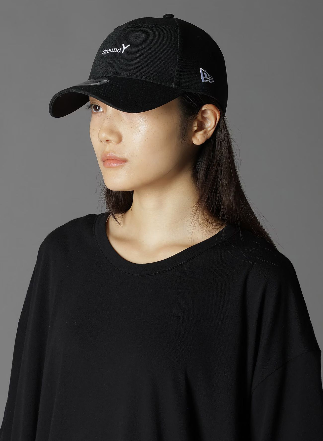 Ground Y×NEWERA(R) GROUND Y LOGO POLYESTER 9FORTY [GP-H50-080-1]
