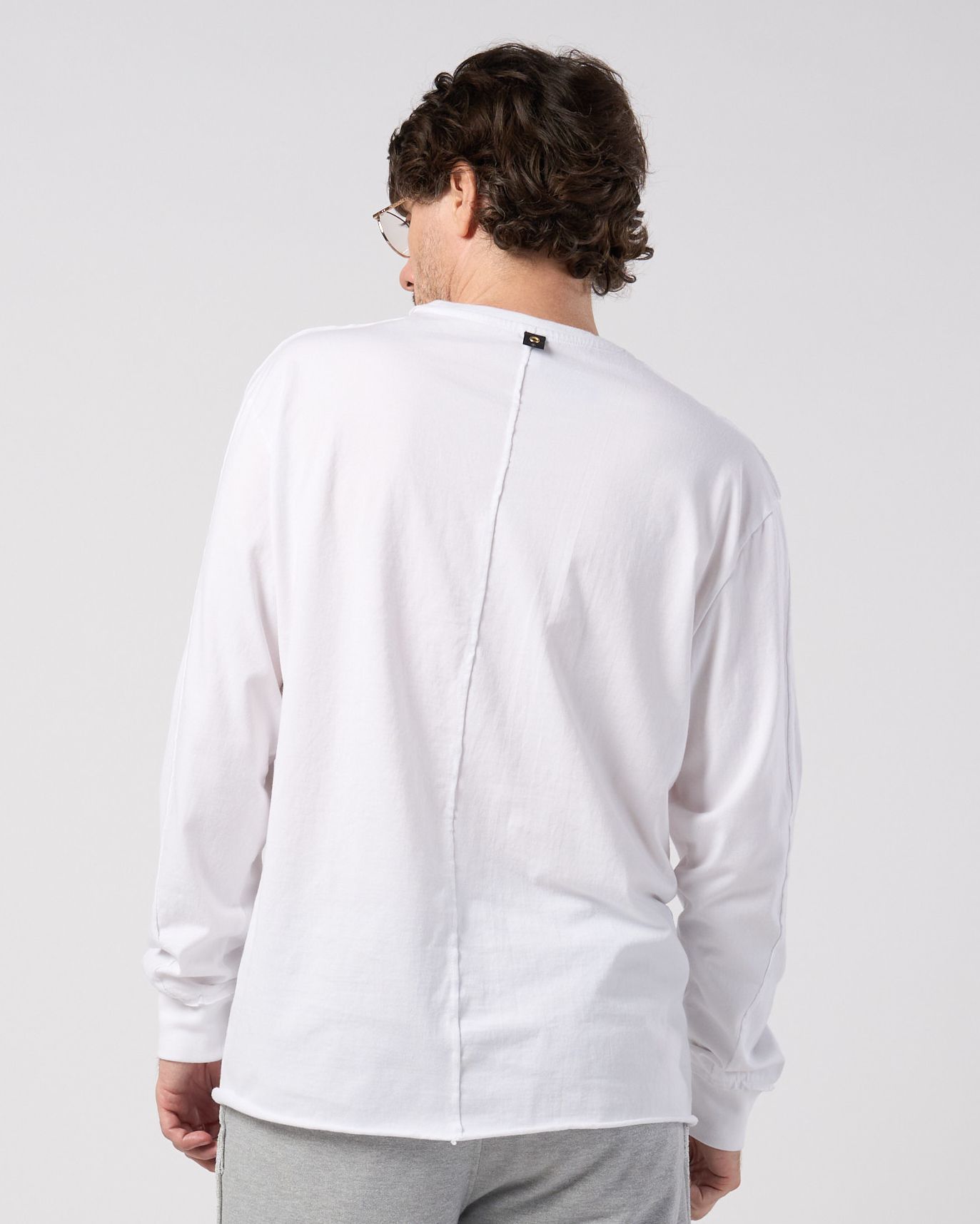 ☆先行予約☆Maison Honoré Paris× wjk  / ハートフィッシュ カットオフ 長袖Tシャツ / heart fish cut-off L/S / white×l.blue【711 hw01k】