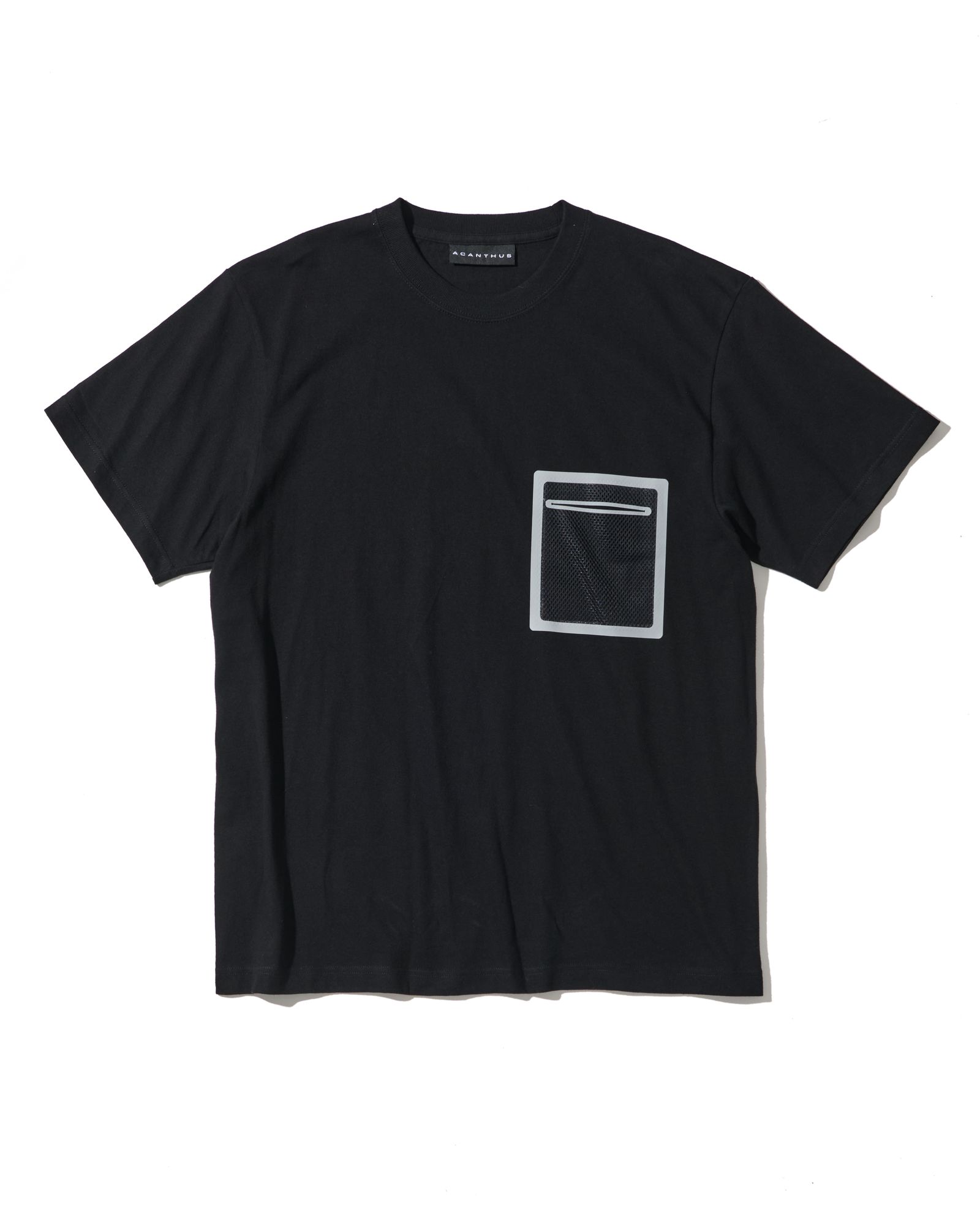 ☆先行予約☆ メッシュトリミングポケットTシャツ  /  Mesh Trimming Pocket Tee / BLACK【CT2605】