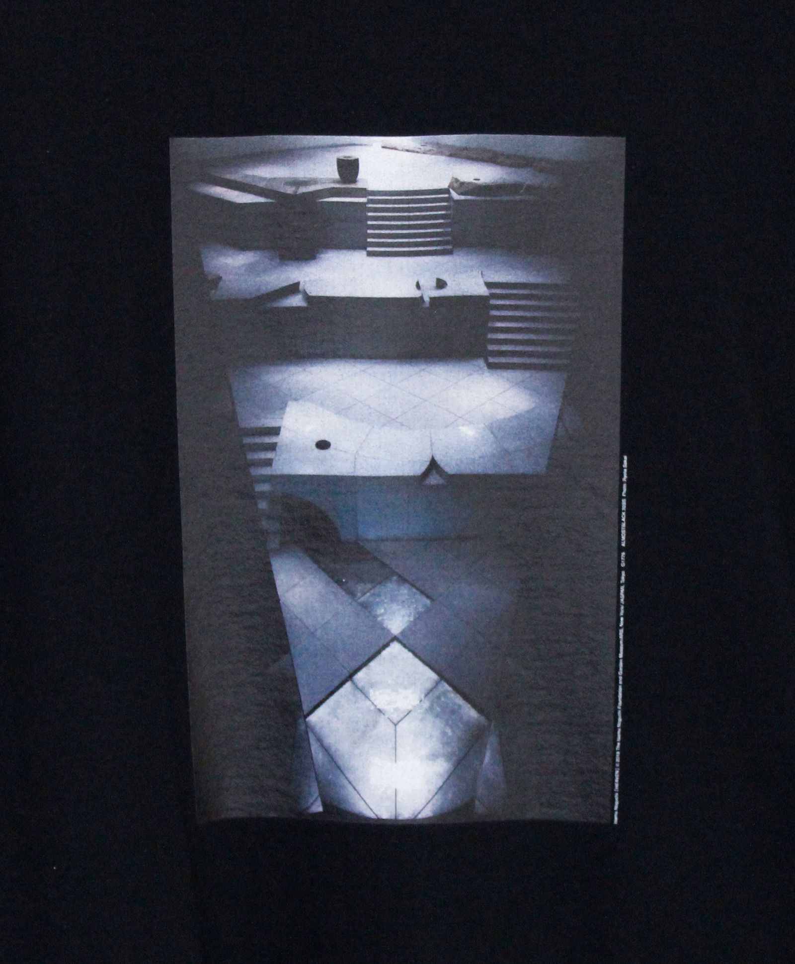 クルーネック プリントTシャツ / CREW NECK PRINT T  / BLACK [IN-CS06]