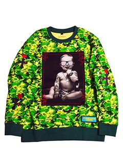 スウェット 3D CROSS HEART BABY SWEAT CAMO