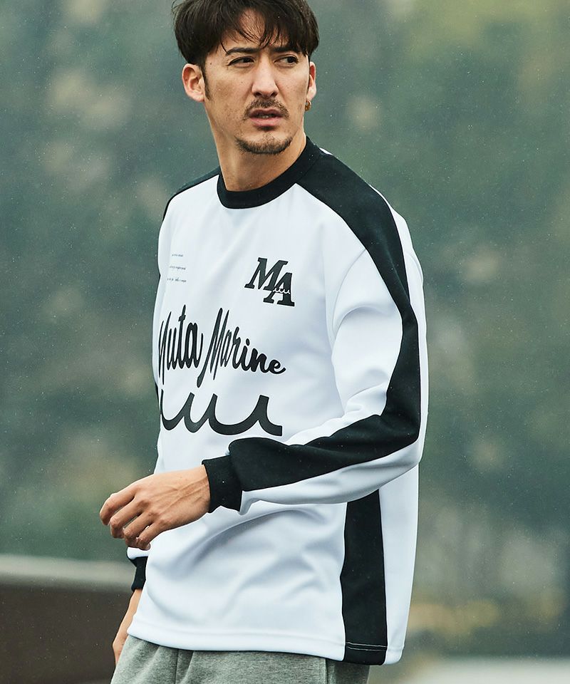 ACANTHUS x muta MARINE / muta Soccor Jersey Top / ジャージカットソー / WHITE / MA2434