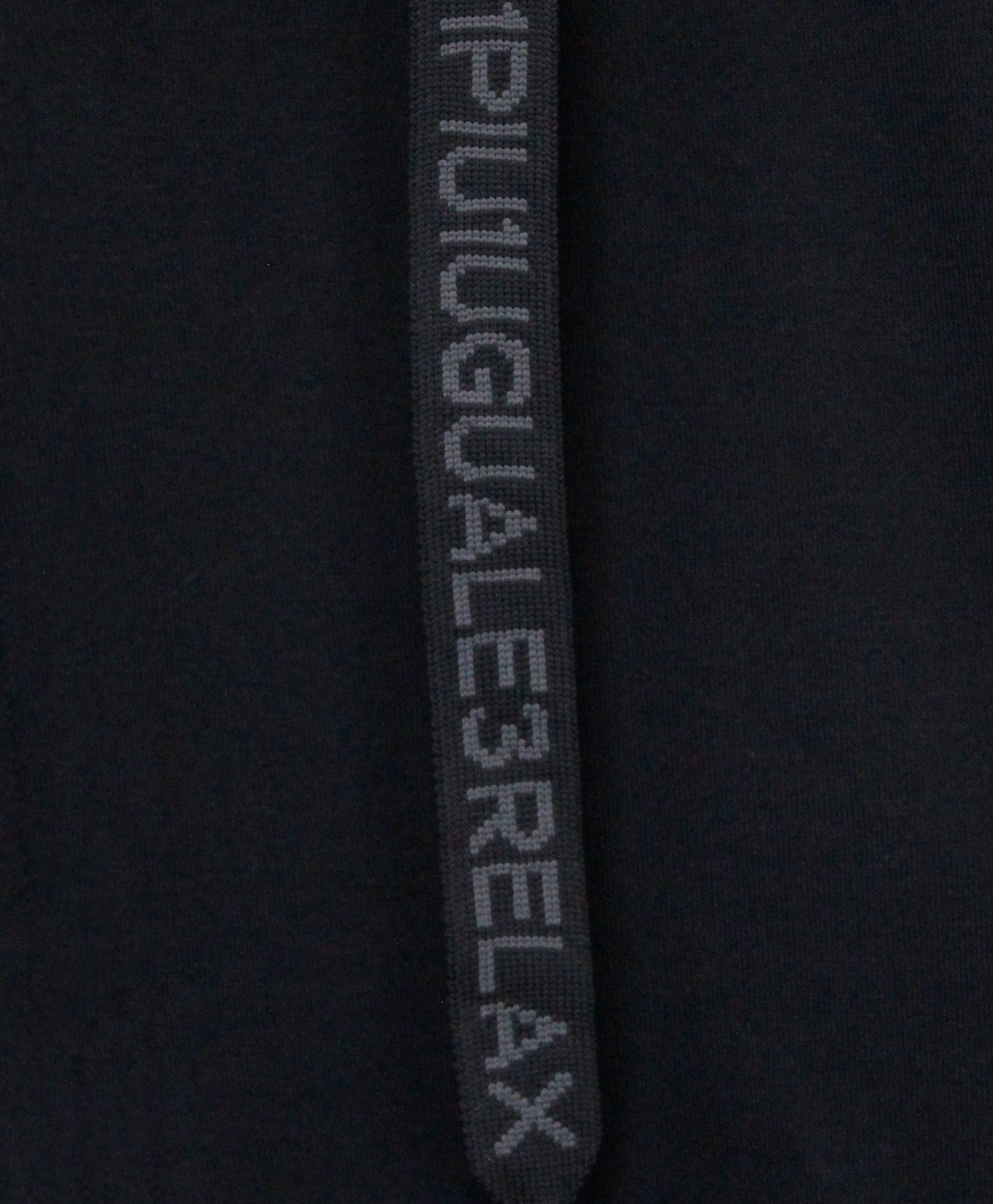 HOOD EMBOSSED LOGO HOODIE / エンボスロゴ ジップパーカー / ブラック【USO-26083】