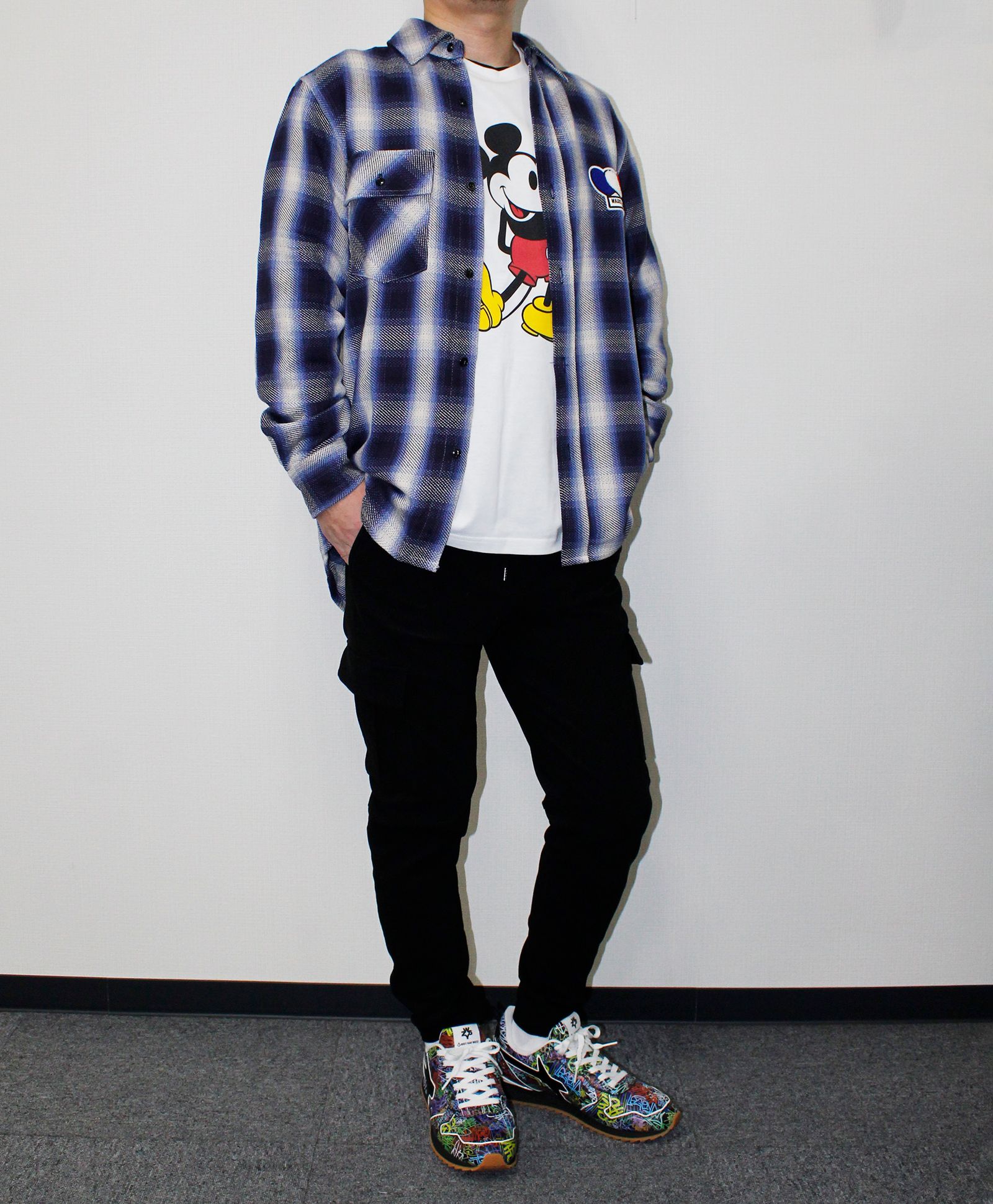 Limited design T-shirt 01 / Mickey / WHITE