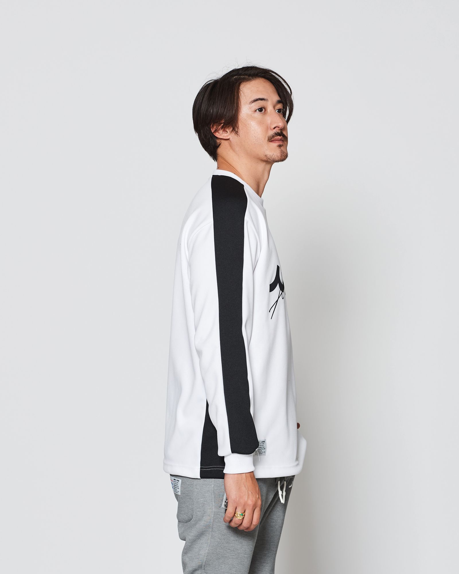 ACANTHUS × muta MARINE / muta Soccor Jersey Top / ジャージトップス / WHITE 【MA2538】