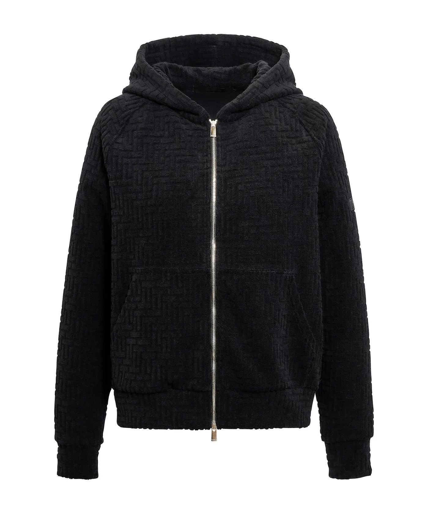 レディース / BIANCA ビアンカ /  パイルジップパーカー  / ブラック [LCKZ0471063588]