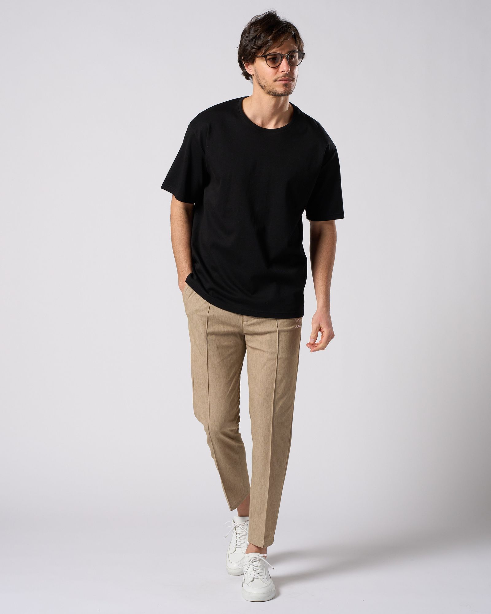 ☆先行予約☆ ラグジュアリーコットンクルーネック S/S  カットソー /  luxury cotton S/S / BLACK [7134 cj72i]