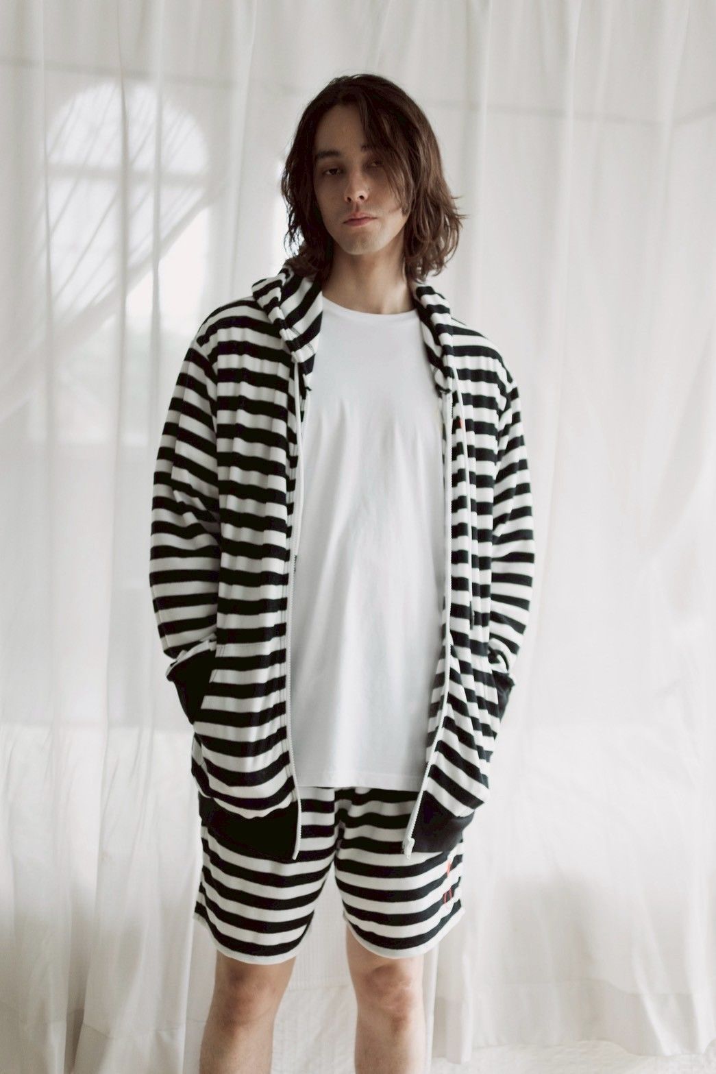 パイルジップパーカー / Pile Zip Hoodie / BORDER