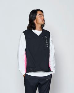 ☆先行予約☆muta MARINE × ACANTHUS  / フィールドベスト /  Field Vest / BLACK【MA2722】
