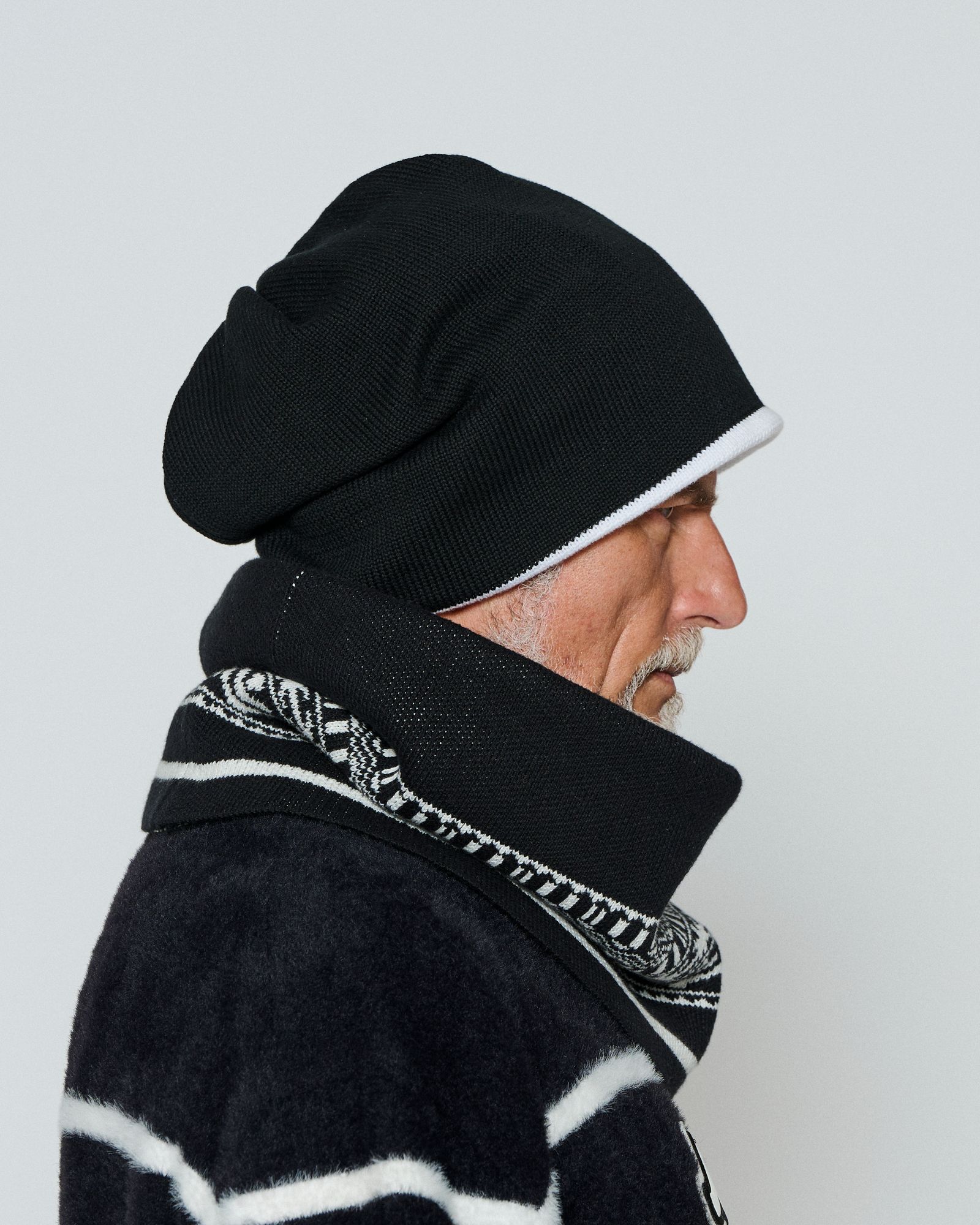 ☆先行予約☆ ネックウォーマー / Cotton Cashmere Neck Warmer / BLACK【KT2555】