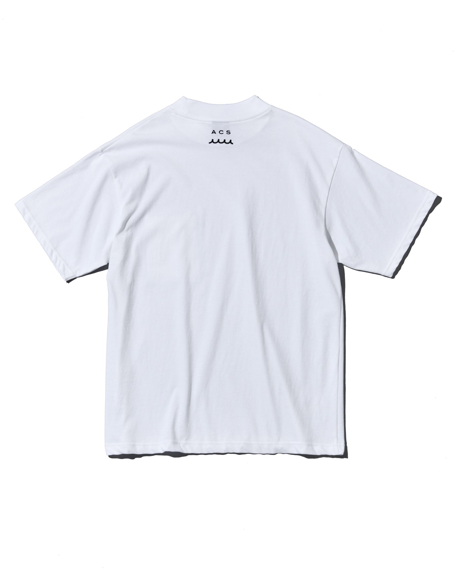 ☆先行予約☆muta MARINE × ACANTHUS  / モックネックポケットTシャツ / Mock Neck Pocket Tee / WHITE 【MA2633】
