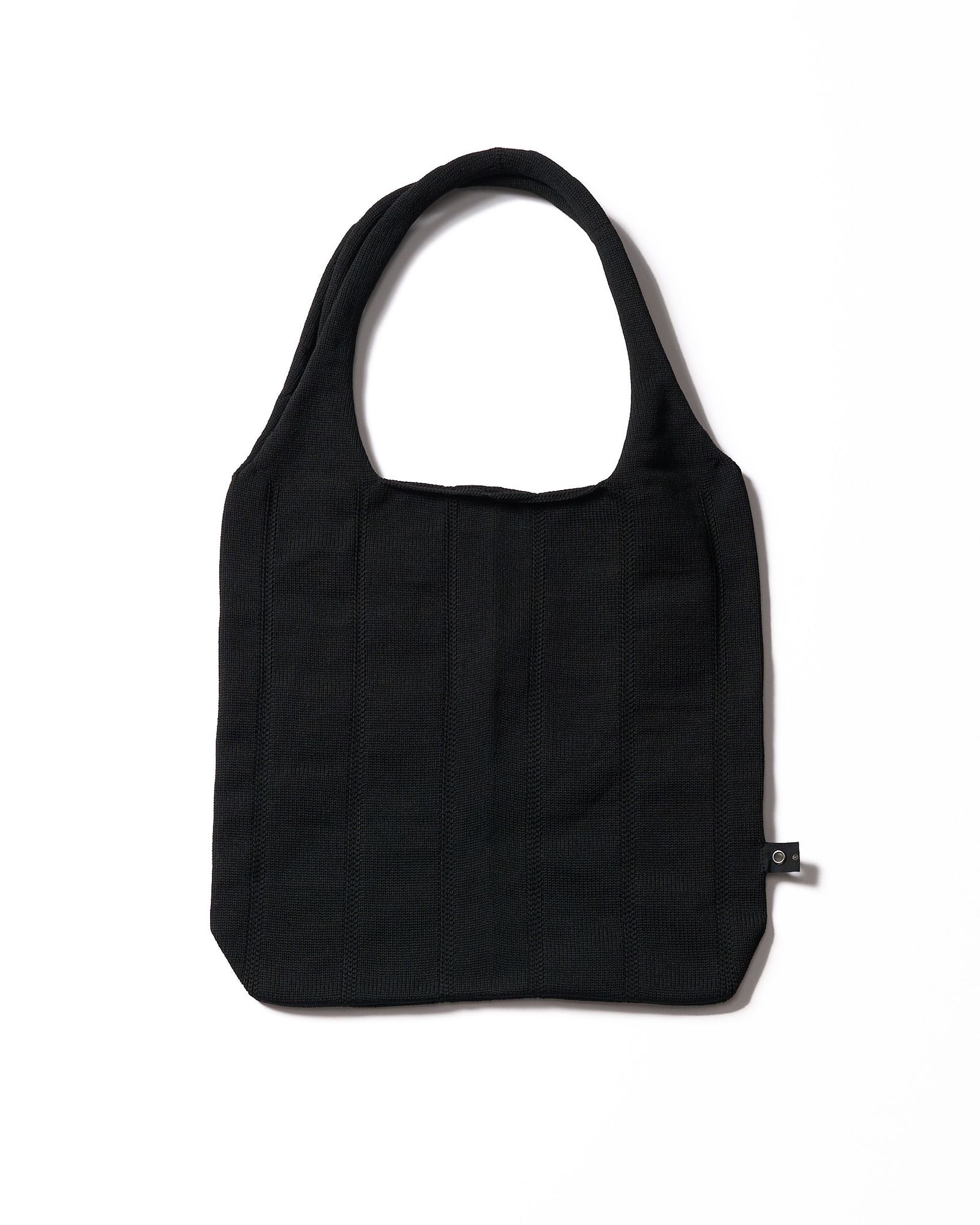 ☆先行予約☆ wjk  / ストライプニットバッグ / stripe knit bag / black【8005 kw86k】