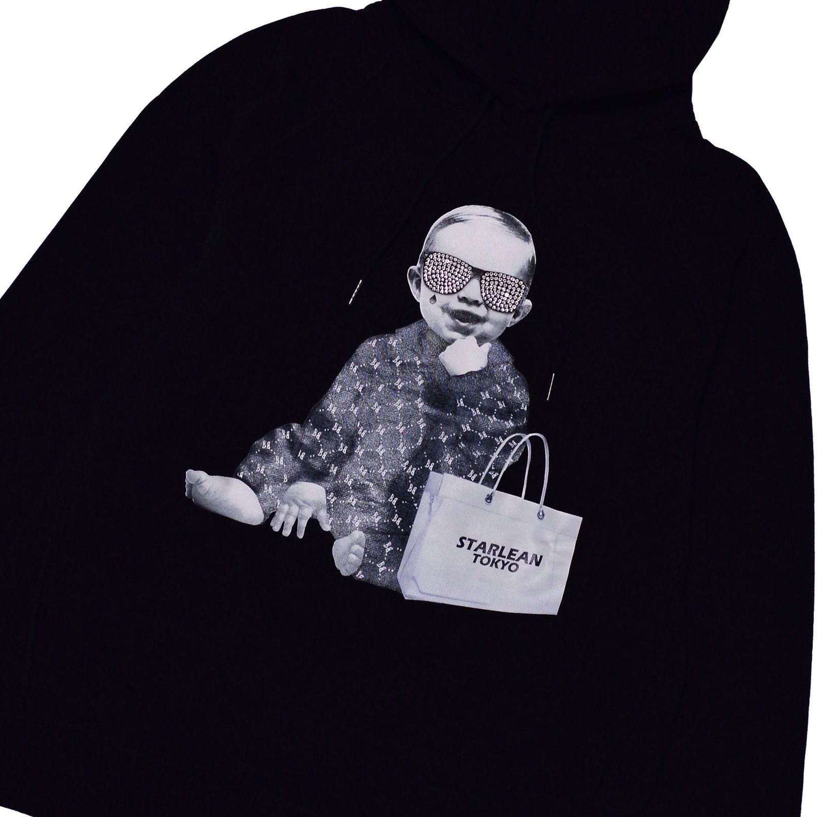 プルオーバーパーカー / SWALLOW HOODIE / BLACK  [SLPP154]