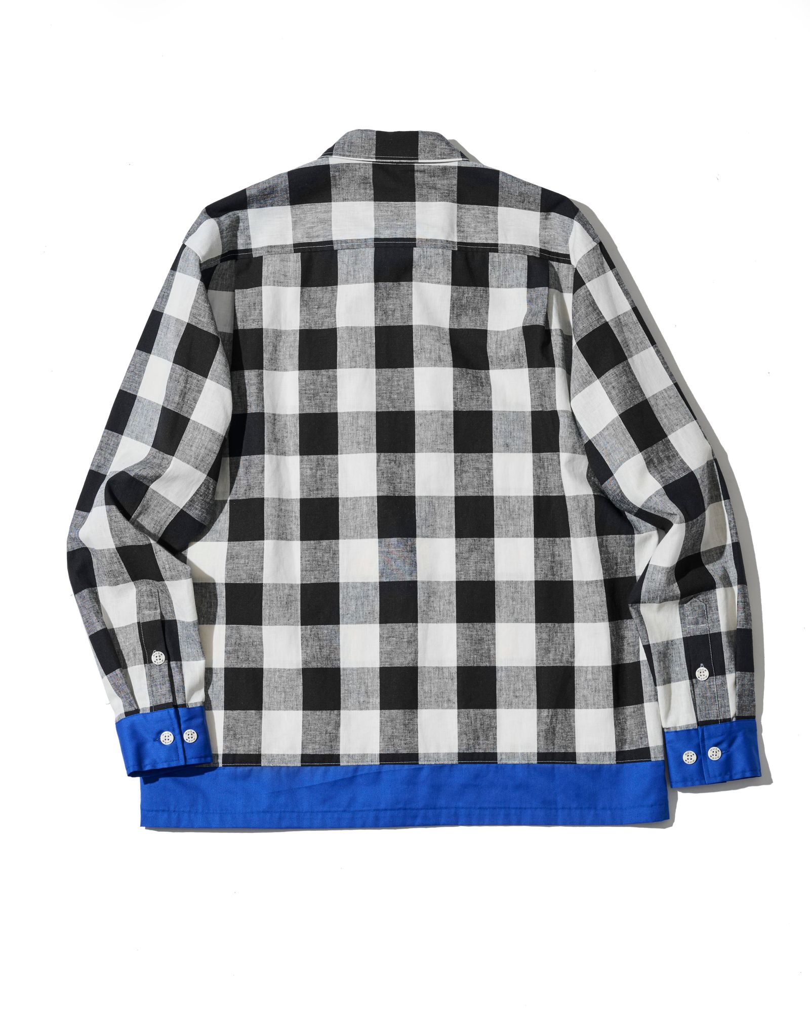 ☆先行予約☆muta MARINE × ACANTHUS  / 配色切替シャツ /  Color Switching Shirt / BLUE【MA2708】
