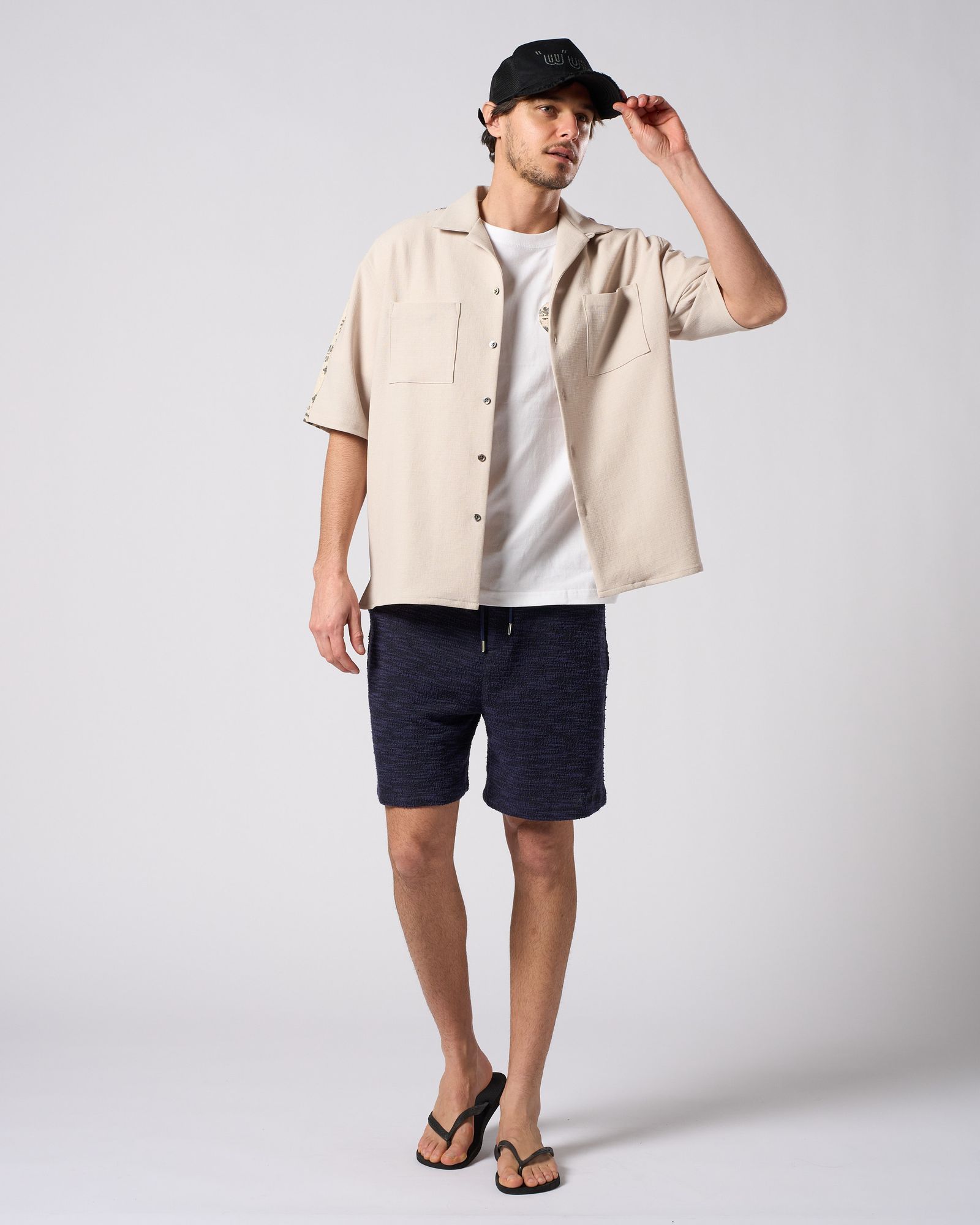 ☆先行予約☆ muta × wjk  / "w"uta カットオフ メッシュキャップ / "w"uta cut-off mesh cap / DEEP BLACK 【809 mw05i】