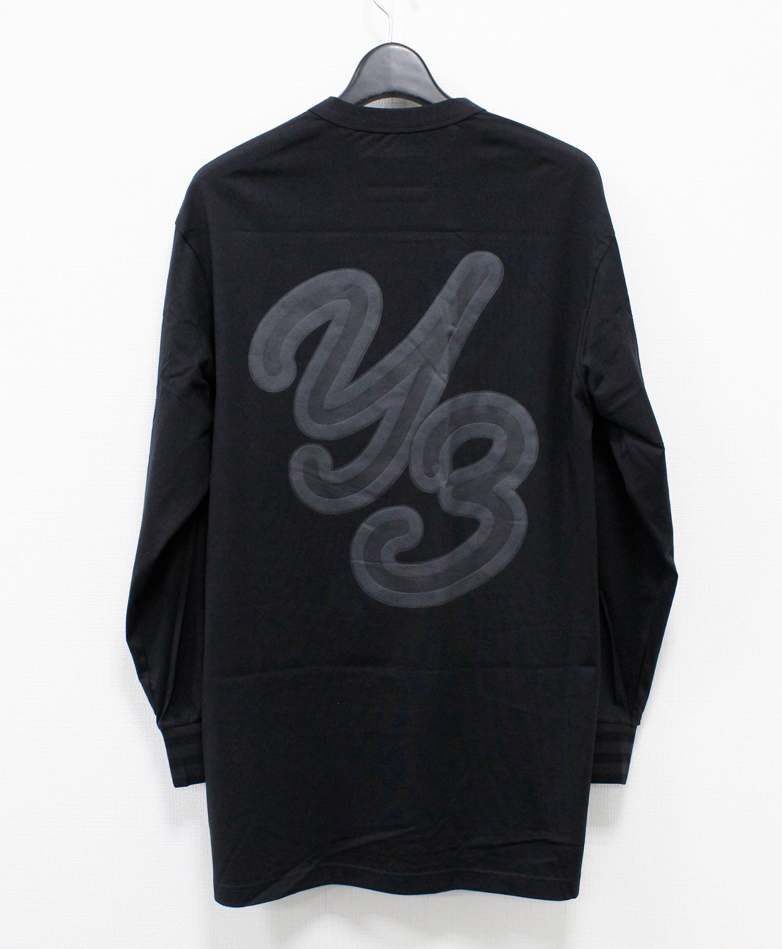 Y-3 - グラフィックTシャツ / Y-3 GRAPHIC LONG SLEEVE TEE / BLACK 
