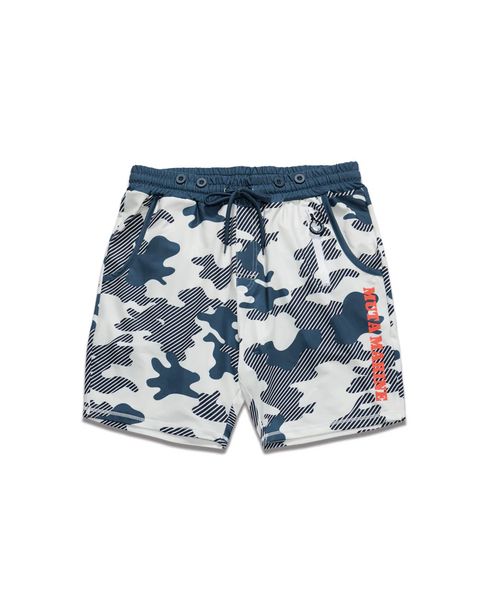 ラッシュショートパンツ (ダイアゴナルカモ) / ホワイト [MMTK-437055] ⭐︎4月29日より随時出荷⭐︎
