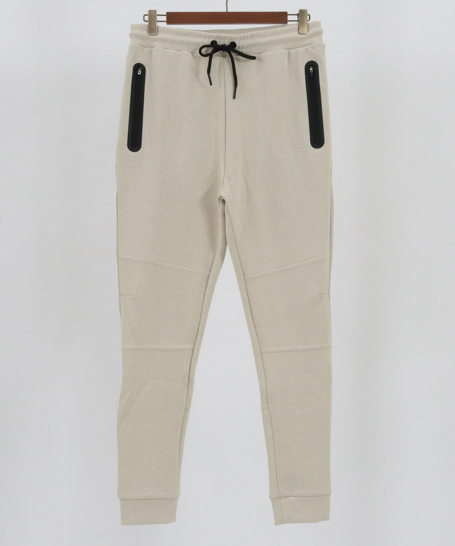 止水ジップスキニーパンツ / ホワイト【120027】