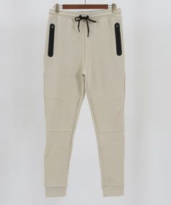 止水ジップスキニーパンツ / ホワイト【120027】