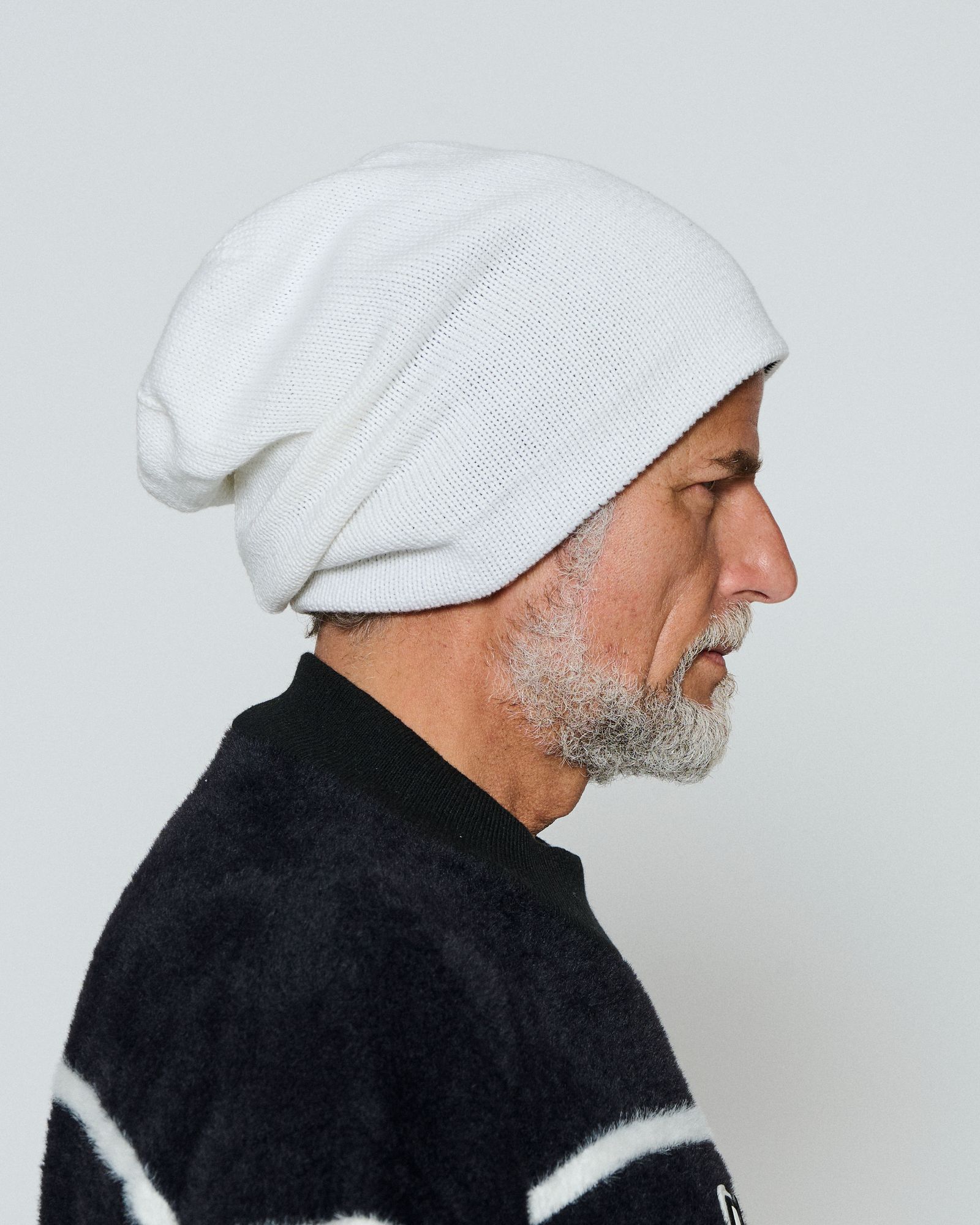 ☆先行予約☆ バルーンニットキャップ / Balloon Knit Cap / WHITE 【CP2505】