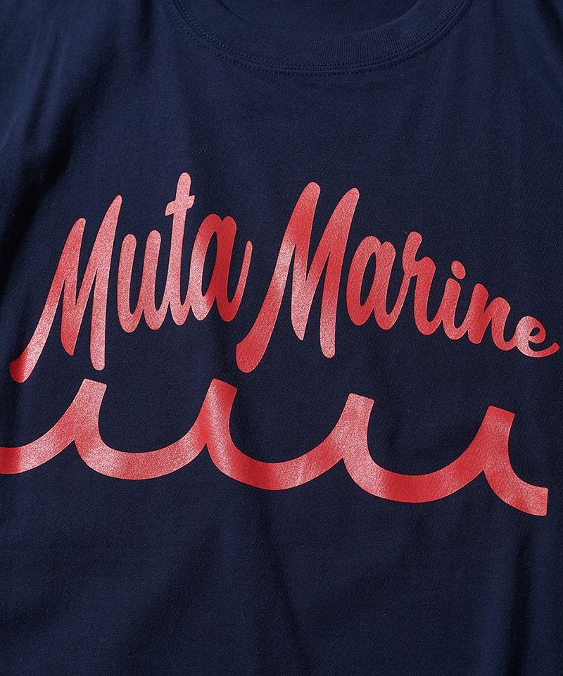 ACANTHUS x muta MARINE / muta Script Logo Tee / Tシャツ / NAVY / MA2438