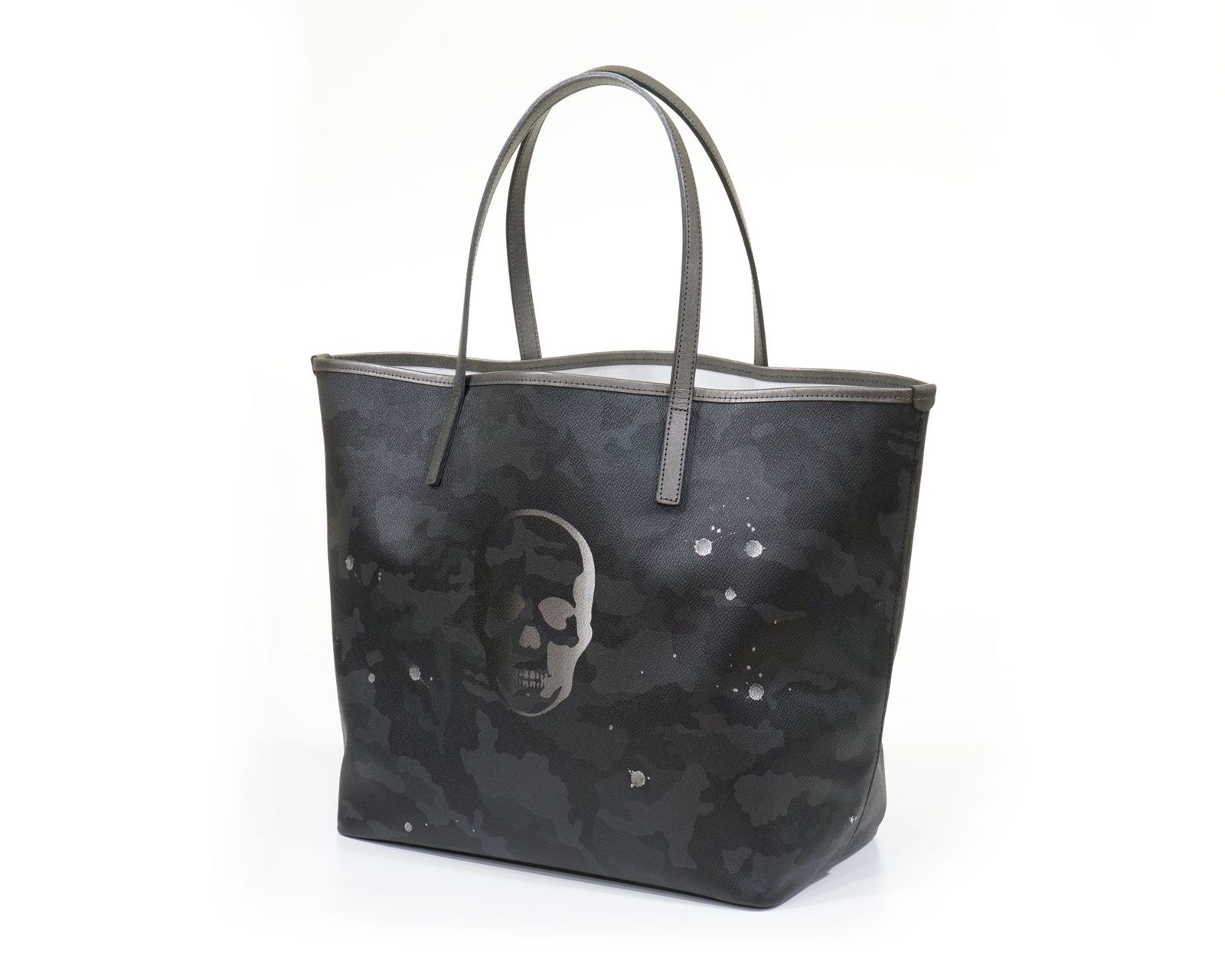 ☆予約商品☆GENTIL BANDIT 14th Anniv. Ltd トートバッグMM / ブラックカモ×ガンメタル（スカル） [GBLP14-MM-BGS]