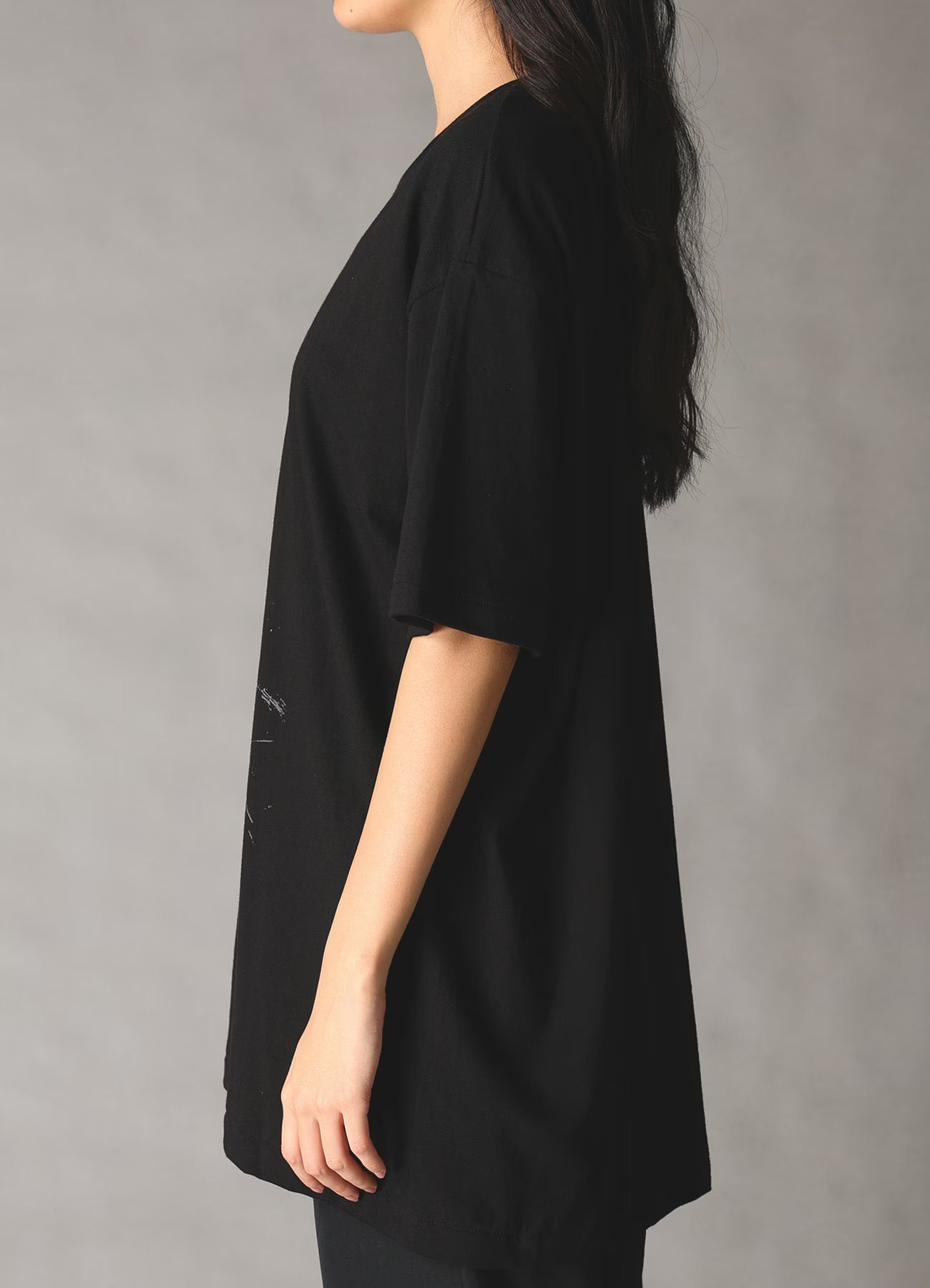JERSEY CROW T-SHIRT / BLACK [GK-T76-070-2]