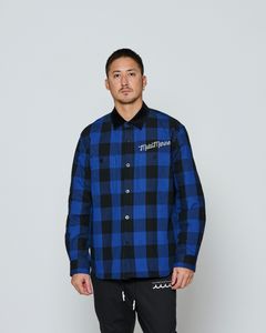 ☆先行予約☆ muta MARINE × ACANTHUS / チェックシャツ / Check Shirts / BLUE CHECK 【MA2668】