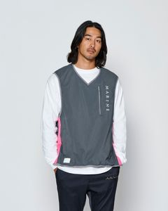 ☆先行予約☆muta MARINE × ACANTHUS  / フィールドベスト /  Field Vest / GREY【MA2722】